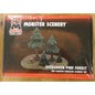 Image of Painted Evergreen Pine Forest Fantasy Miniatures Scenery Monster Fight MFC10104