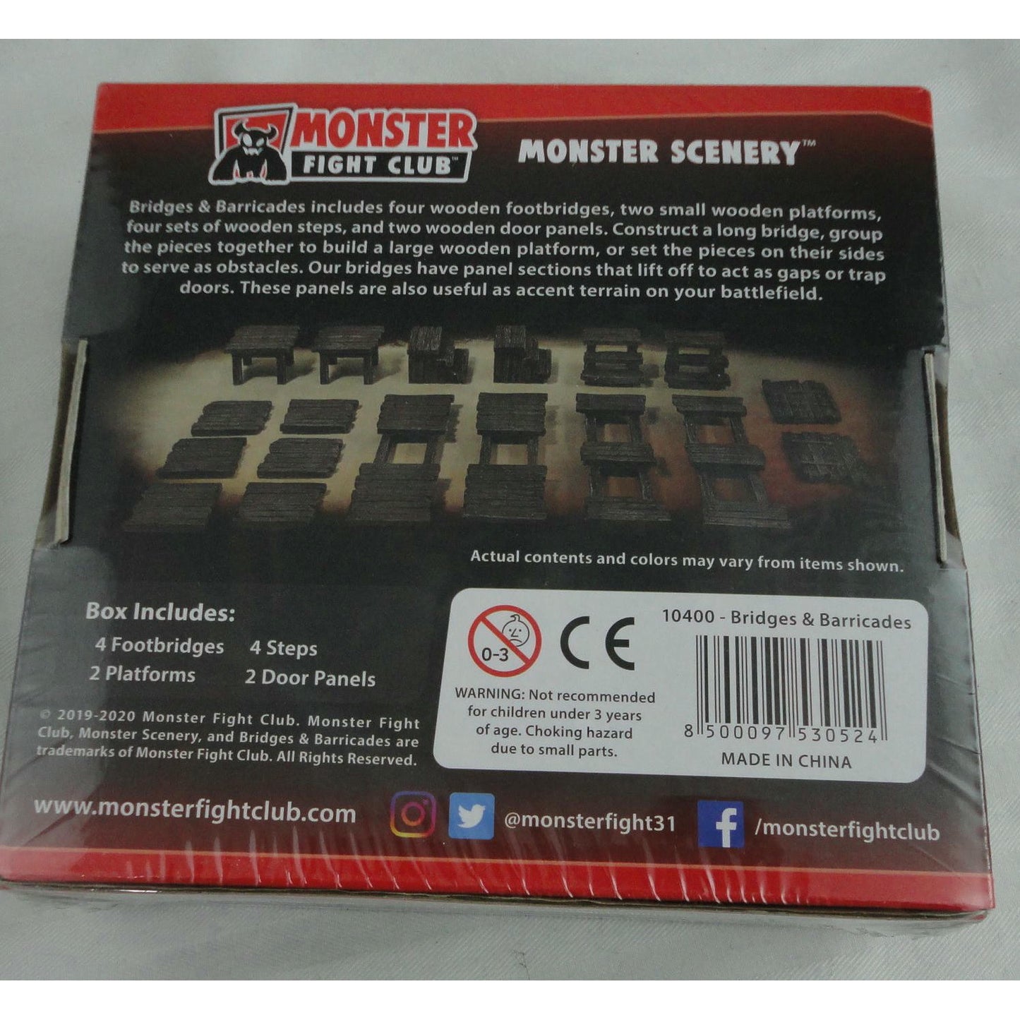 Image of Painted Bridges & Barricades Fantasy Miniatures Scenery Monster Fight MFC10400