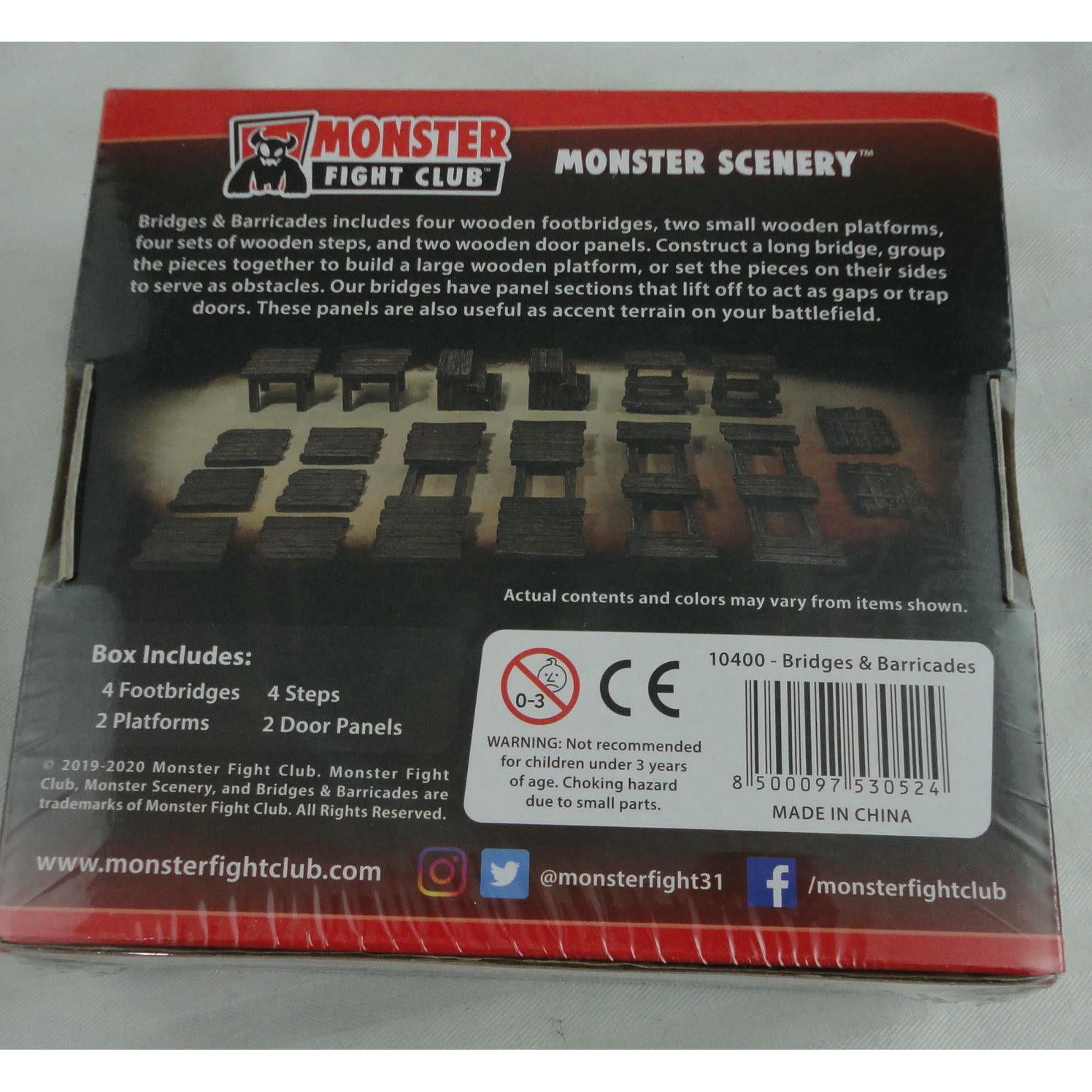 Image of Painted Bridges & Barricades Fantasy Miniatures Scenery Monster Fight MFC10400