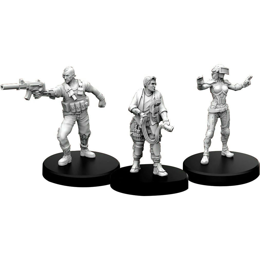 Image of Cyberpunk Red RPG Edgerunners A Miniatures Solo / Netrunner / Tech MFC33001