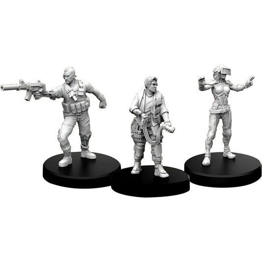 Image of Cyberpunk Red RPG Edgerunners A Miniatures Solo / Netrunner / Tech MFC33001