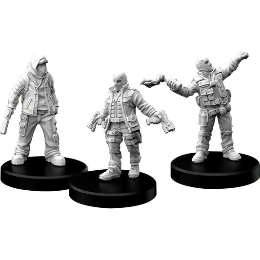 Image of Cyberpunk Red RPG Combat Zoners B Miniatures Zoner 3/Zoner Boss/Zoner 4 MFC33008