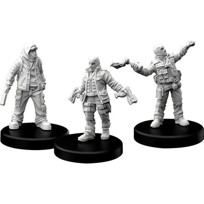 Image of Cyberpunk Red RPG Combat Zoners B Miniatures Zoner 3/Zoner Boss/Zoner 4 MFC33008