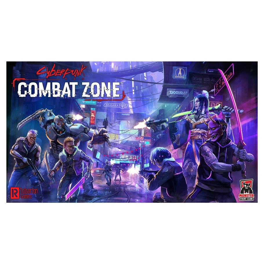 Image of Cyberpunk Combat Zone Generation Red Board Game 2-Player Set MFC45000