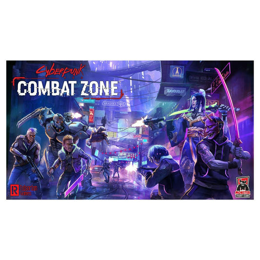 Image of Cyberpunk Combat Zone Generation Red Board Game 2-Player Set MFC45000