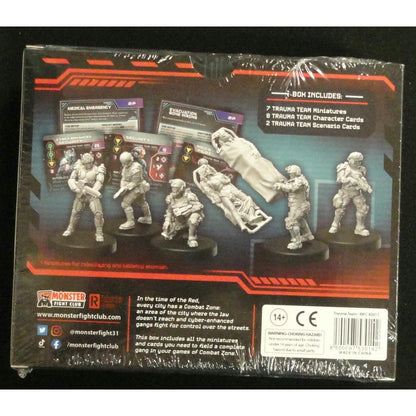 Image of Cyberpunk Combat Zone Generation Red Trauma Team Starter Gang Miniatures Set