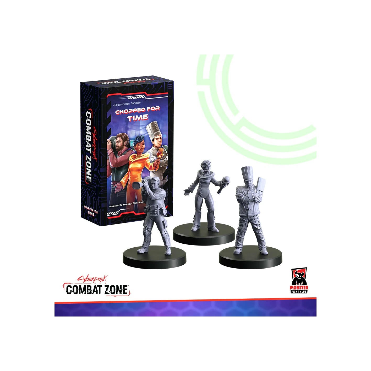 Image of Cyberpunk Combat Zone Generation Red Game Chopped For Time (Edgerunners)