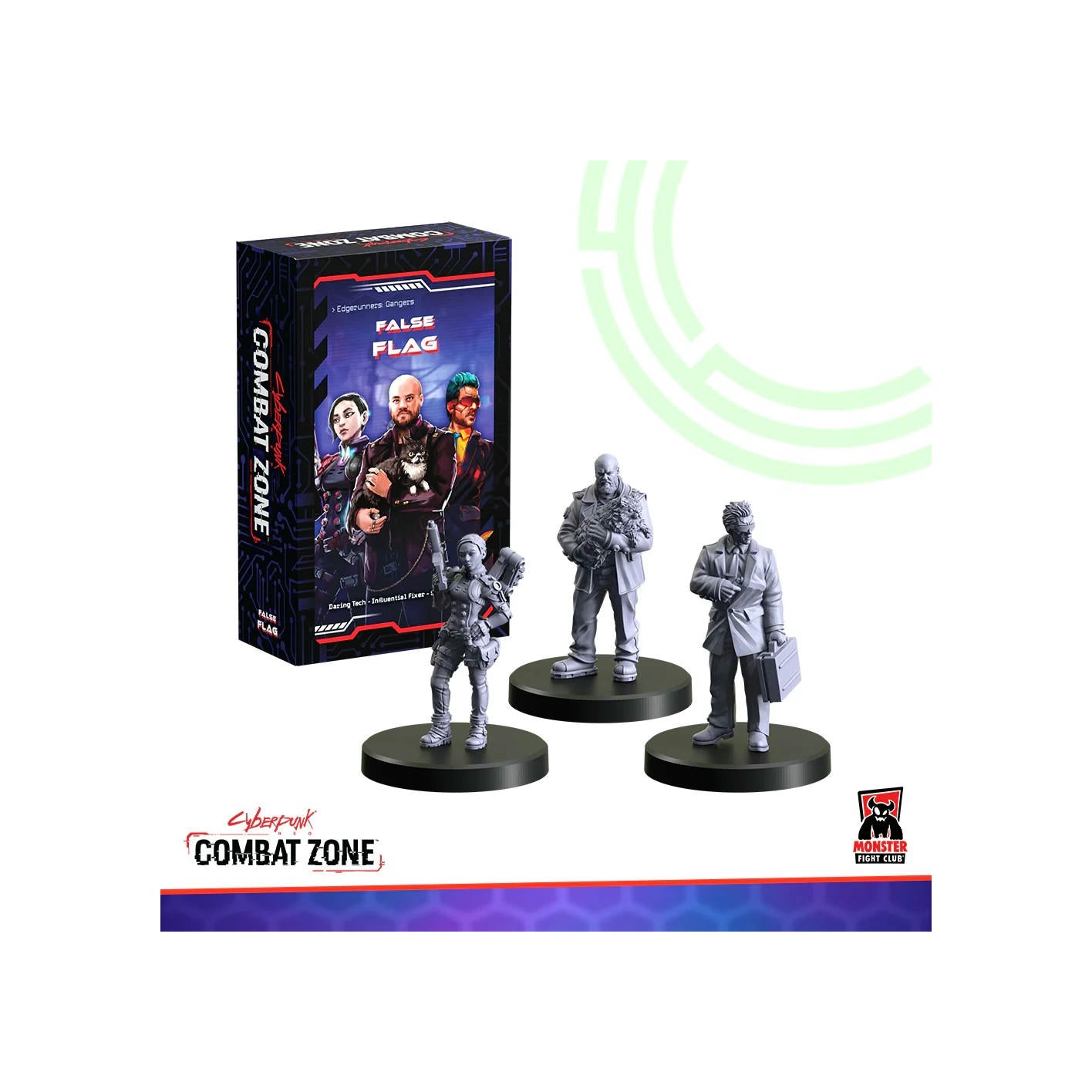 Image of Cyberpunk Combat Zone Generation Red Miniatures False Flag (Edgerunners)