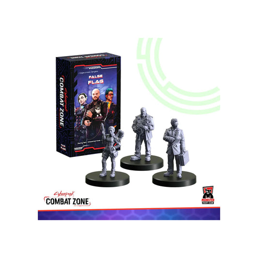 Image of Cyberpunk Combat Zone Generation Red Miniatures False Flag (Edgerunners)