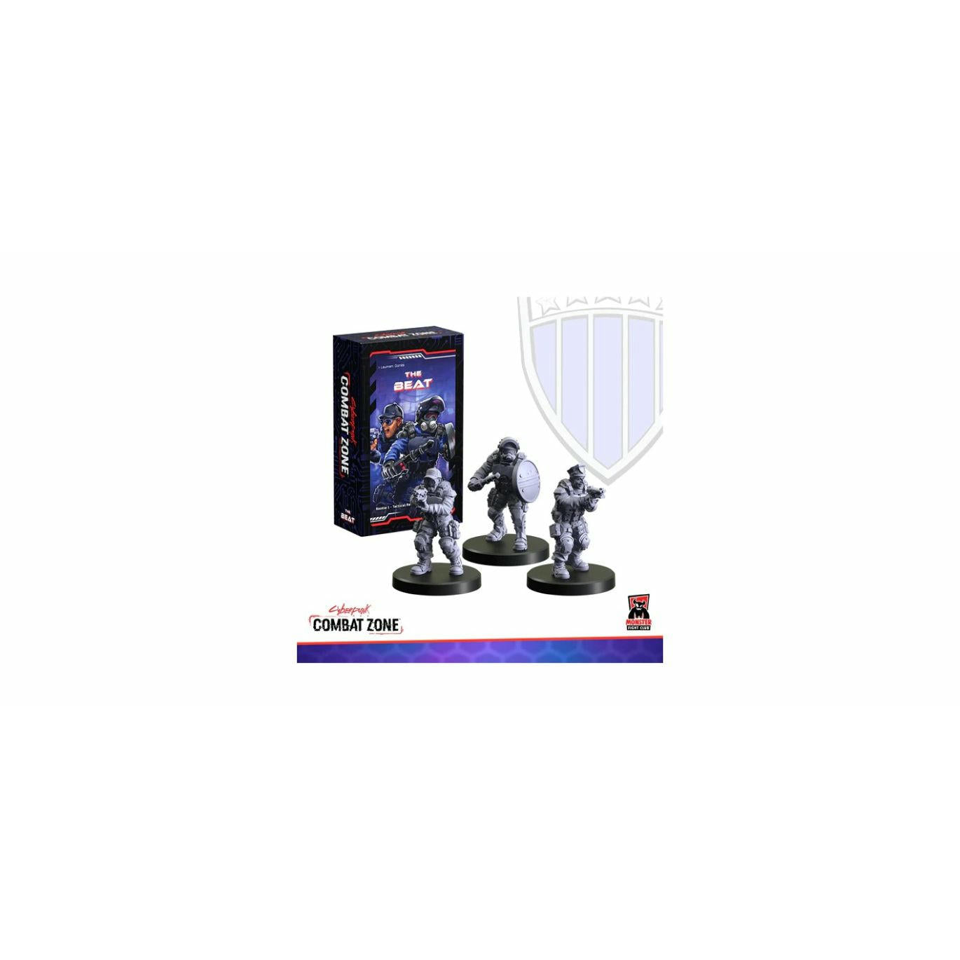 Image of Cyberpunk Combat Zone Generation Red Miniatures Game The Beat (Lawmen Gonks)