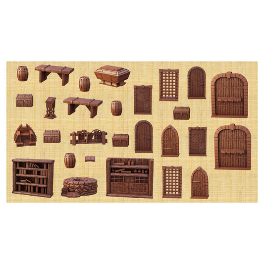 Image of Terrain Crate Dungeon Essentials Miniatures Scenery Set by Mantic Games MGCTC103