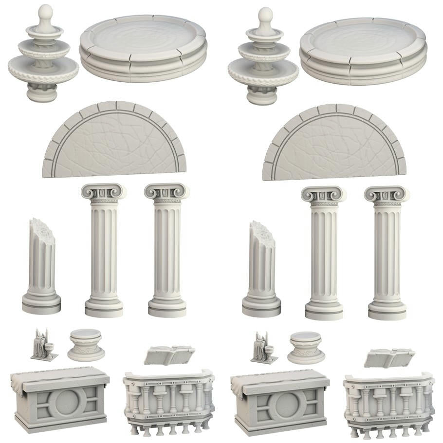 Image of Terrain Crate: Temple Fantasy Miniatures Set by Mantic Games MGCTC116
