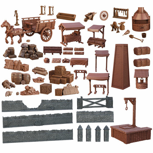 Image of TerrainCrate: Town Centre (Mantic Essentials)