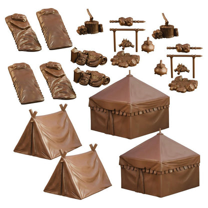 Mantic Games MGTC127 TerrainCrate: Campsite, Multi
