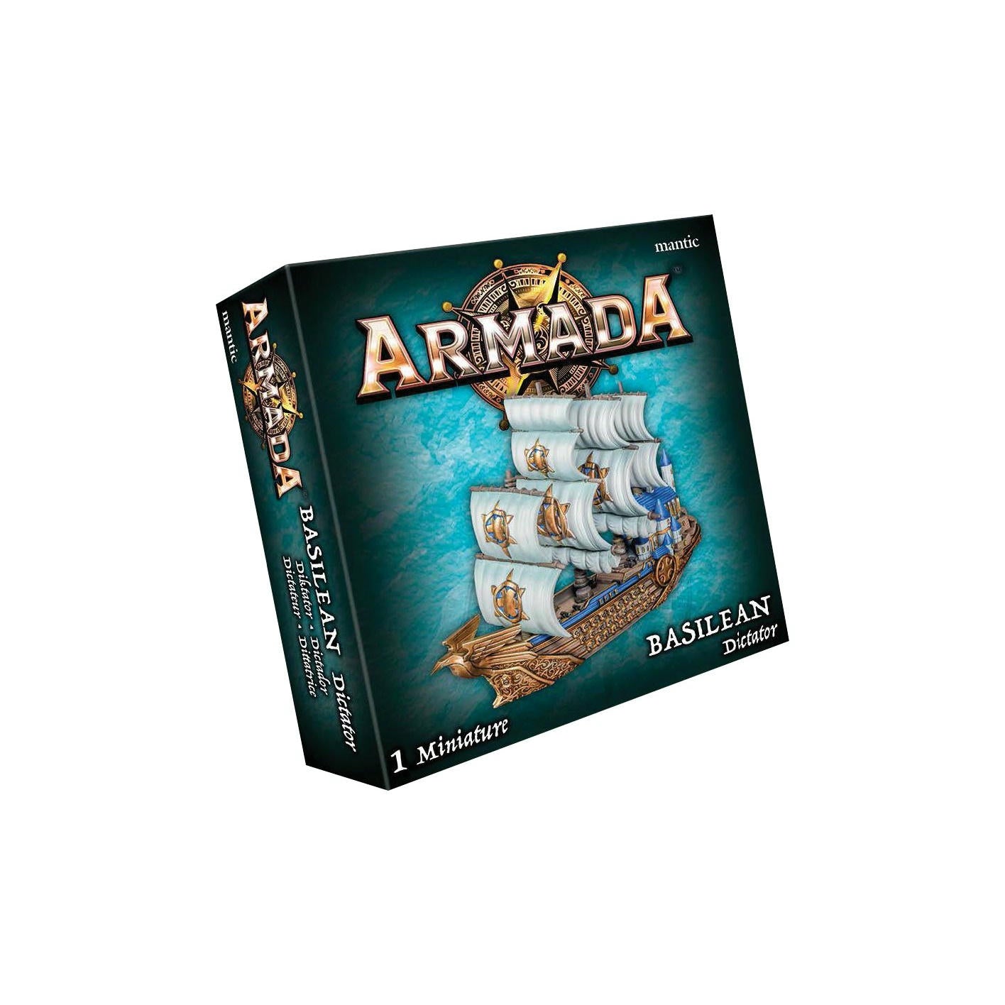 Image of Armada Miniatures Game: Basilean Dictator Ship by Mantic Games MGEMGARB401