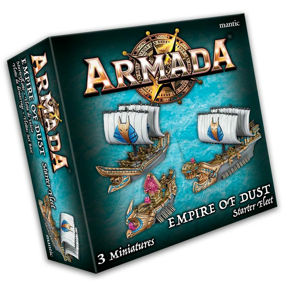 Image of Armada Miniatures Game: Empire of the Dust Starter Fleet MGART101