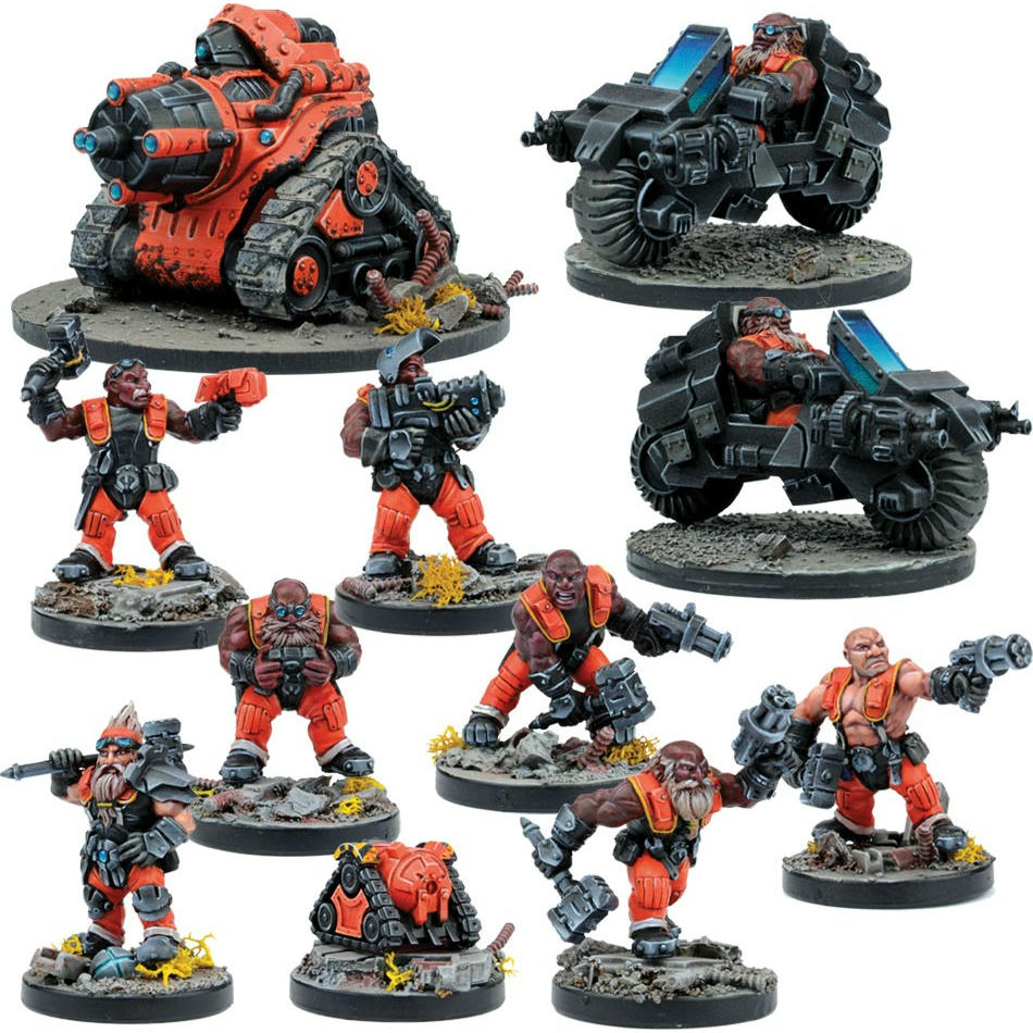 Image of Deadzone: War In Urban Battlezones Forge Fothers Brokkrs Booster (Unpainted)