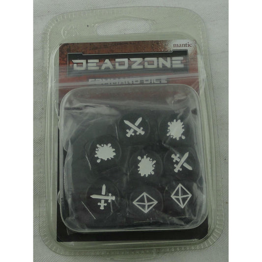 Image of Deadzone: War In Urban Battlezones Black Command Dice Set MGEMGDZM108