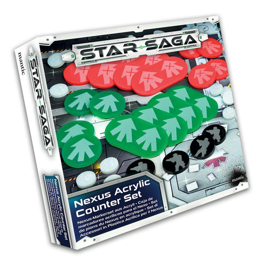 Image of Star Saga Board Game: Nexus Acrylic Counter Set by Mantic Games MGEMGSS307