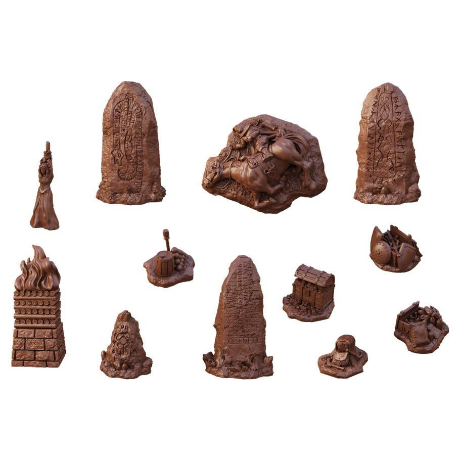 Image of Terrain Crate: Battlefield Objectives Miniatures Set by Mantic Games MGCTC121