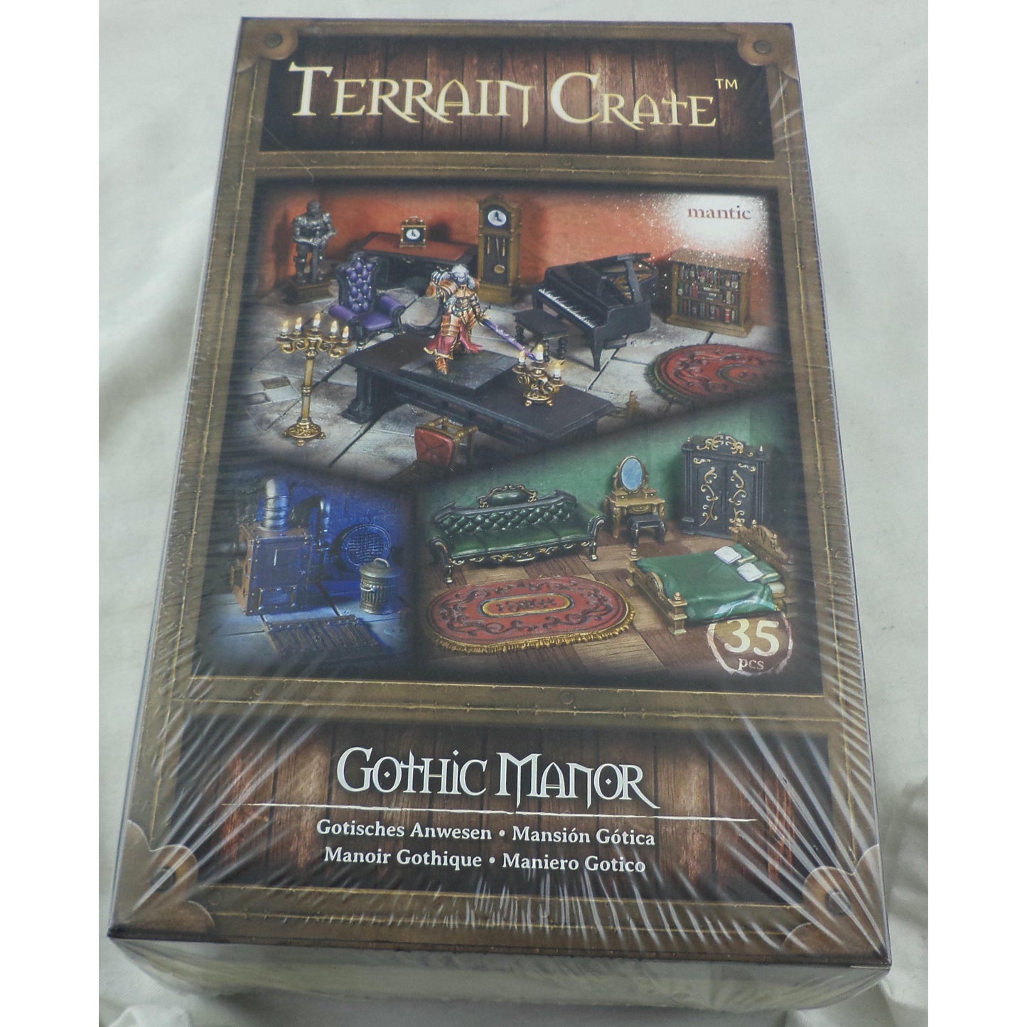 Image of Terrain Crate Gothic Manor Miniatures Scenery Set (35pcs) Mantic Games MGTC175