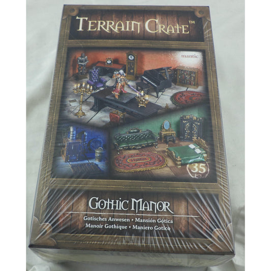 Image of Terrain Crate Gothic Manor Miniatures Scenery Set (35pcs) Mantic Games MGTC175