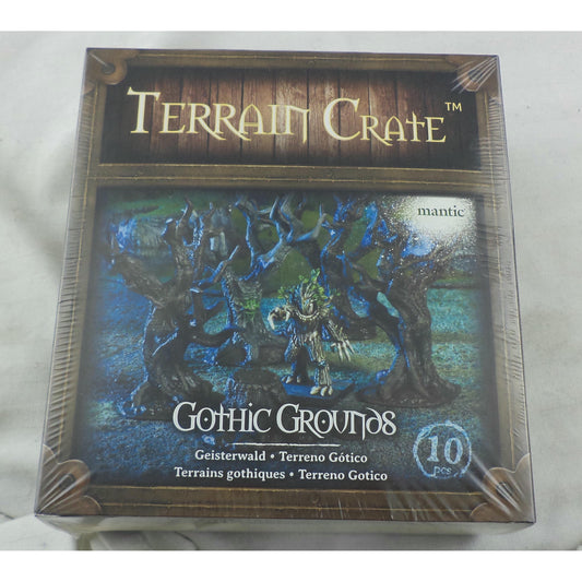 Image of Terrain Crate Gothic Grounds Miniatures Scenery Set (10pcs) MGEMGTC178