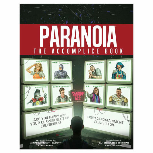 Image of Paranoia Roleplaying Game RPG The Accomplice Book Mongoose Publishing MGP15101