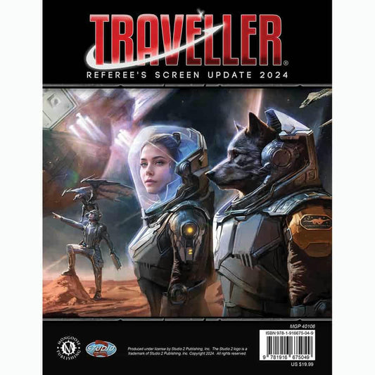 Image of Traveller RPG Referee's Screen Update 2024 MGP40106