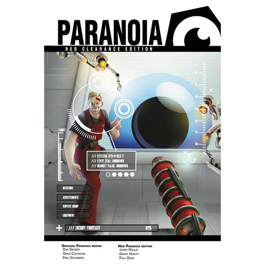Image of Paranoia Roleplaying Game RPG Core Starter Set by Mongoose Publishing MGP50000