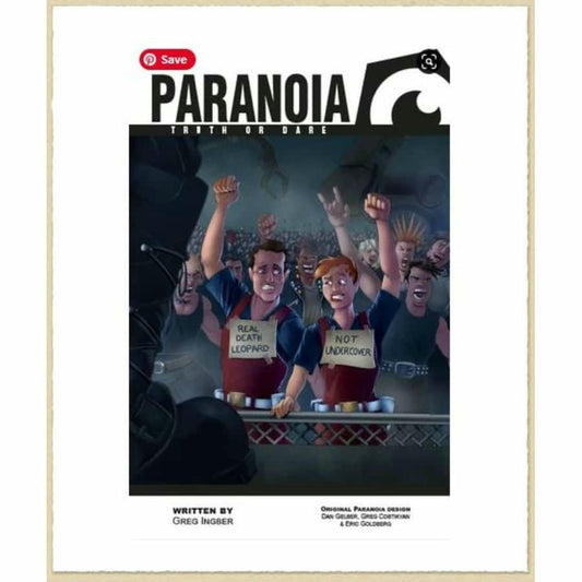 Image of Paranoia RPG: Truth or Dare Adventure by Mongoose Publishing MGP50011