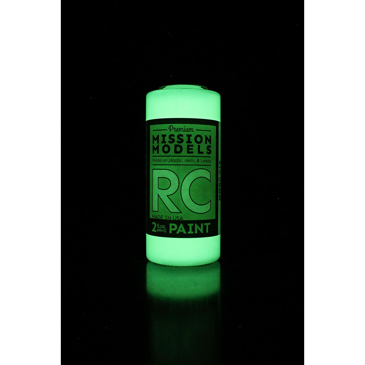 Image of Mission Models Night Glow in the Dark Polycarbonate/Lexan Paint 2oz MIOMMRC-016