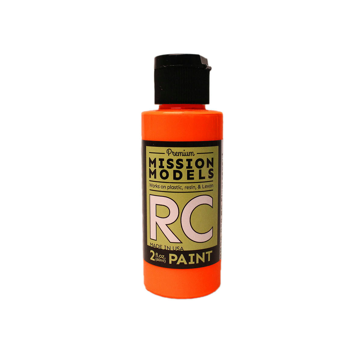 Image of Mission Models Racing Bright Orange Polycarbonate/Lexan Paint 2oz MIOMMRC-050