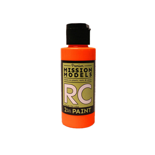 Image of Mission Models Racing Bright Orange Polycarbonate/Lexan Paint 2oz MIOMMRC-050