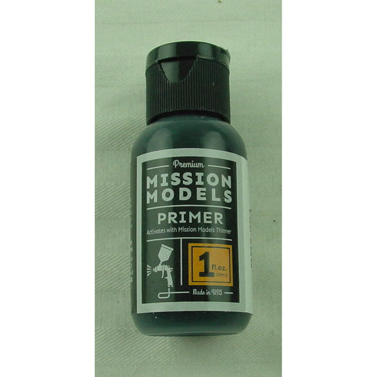 Image of Mission Models Acrylic Black Primer for Miniatures/Models MIOMMS-001
