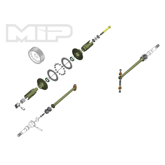 Image of MIP Pucks 17.5 Drive System Associated B6.1 / B6.1D MIP18200