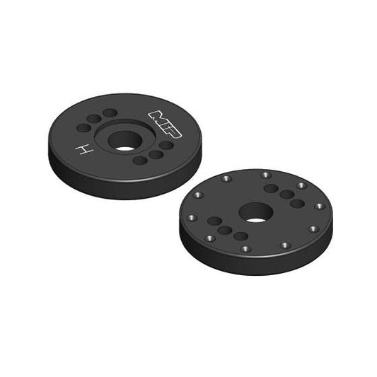 Image of MIP Bypass1 Hi-Flow Pistons, 10-Hole x Blank, 1/8th Scale,
