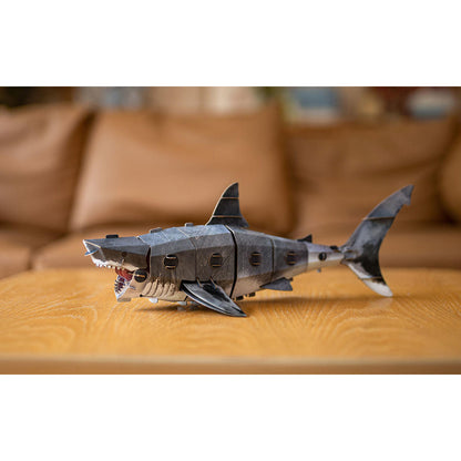 Image of Great White Shark 3D Kraft Paper Puzzle