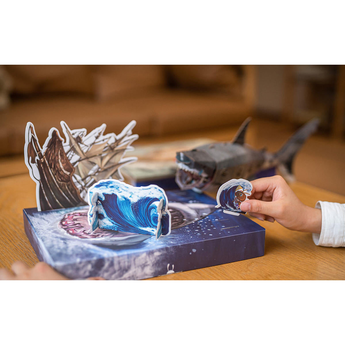 Image of Great White Shark 3D Kraft Paper Puzzle