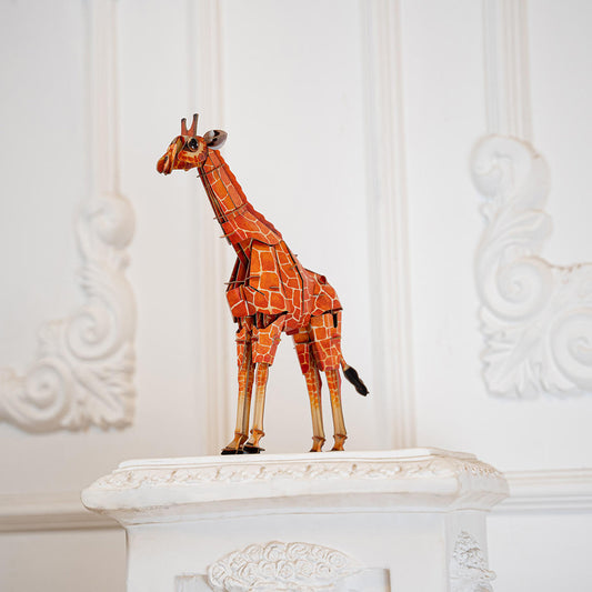 Image of Giraffe 3D Craft Paper Puzzle