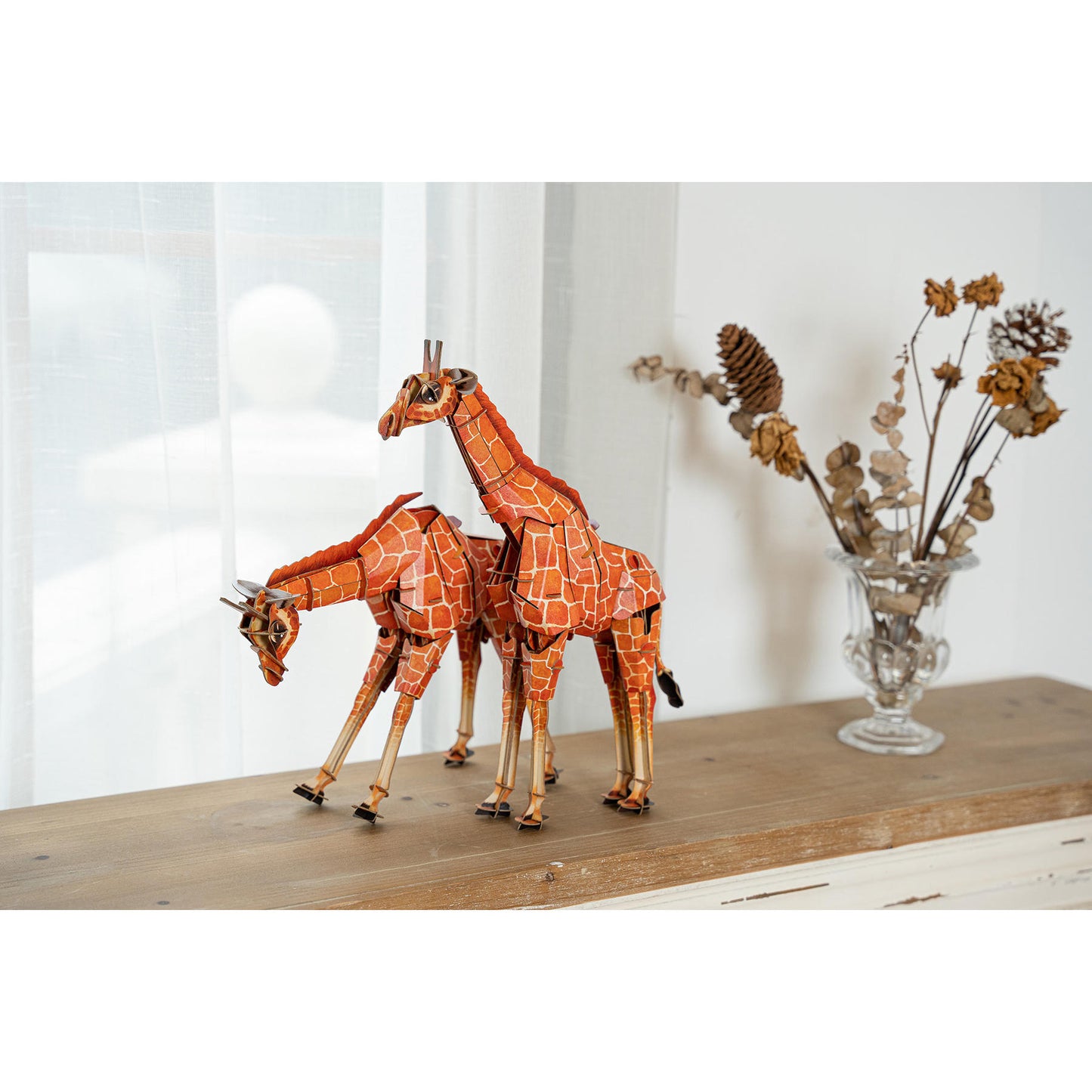 Image of Giraffe 3D Craft Paper Puzzle