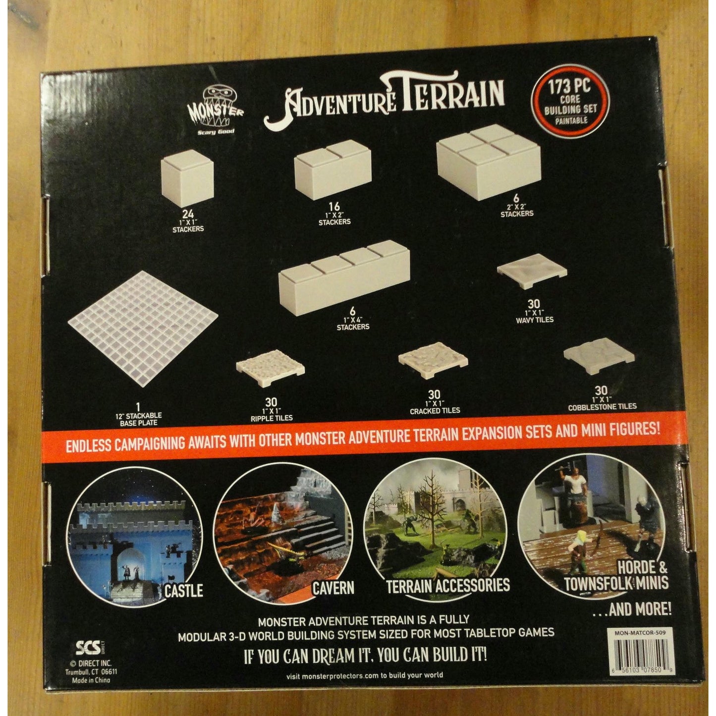 Image of Adventure Terrain Painted Miniatures Scenery 173pc Core Set Monster Fight Club
