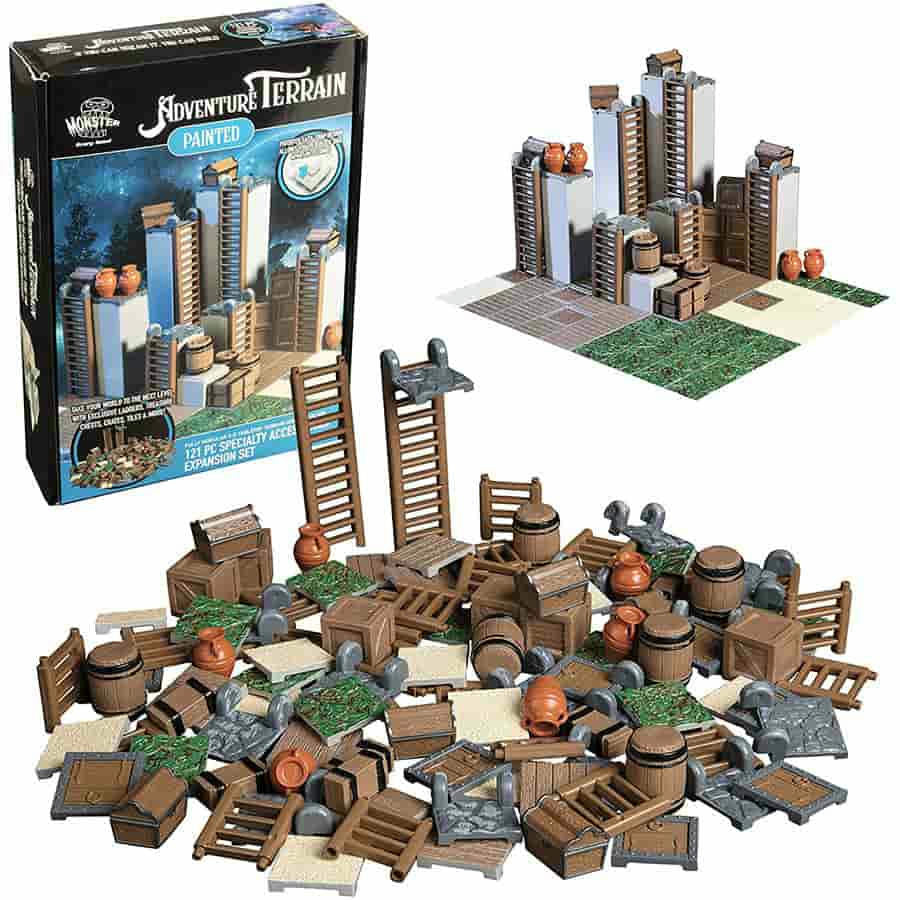 Image of Adventure Terrain Specialty Pieces Painted Miniatures Scenery Monster Fight Club