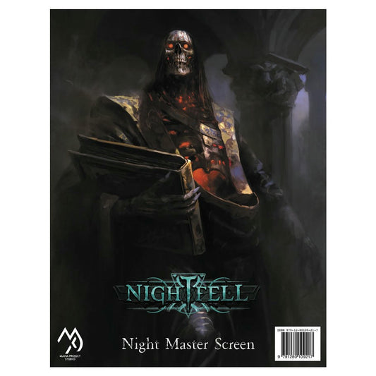 Image of Nightfell Horror-Fantasy RPG (5E) Night Masters Screen MPS10014 by Mana Project