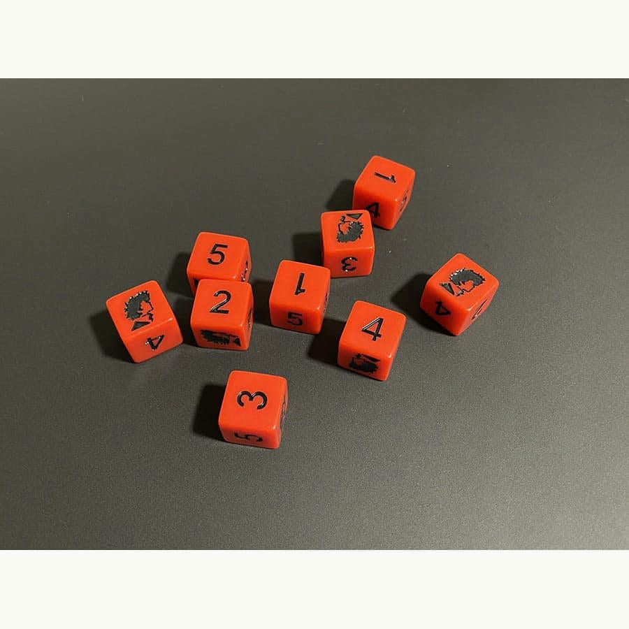 Image of Cowboy Bebop Roleplaying Game RPG Spike Spiegel Dice Set MPSL420069