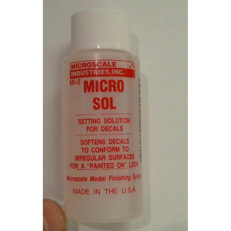 Image of Microscale Industries MI-2 Micro Sol Decal Setting (Softening) Solution (1oz)