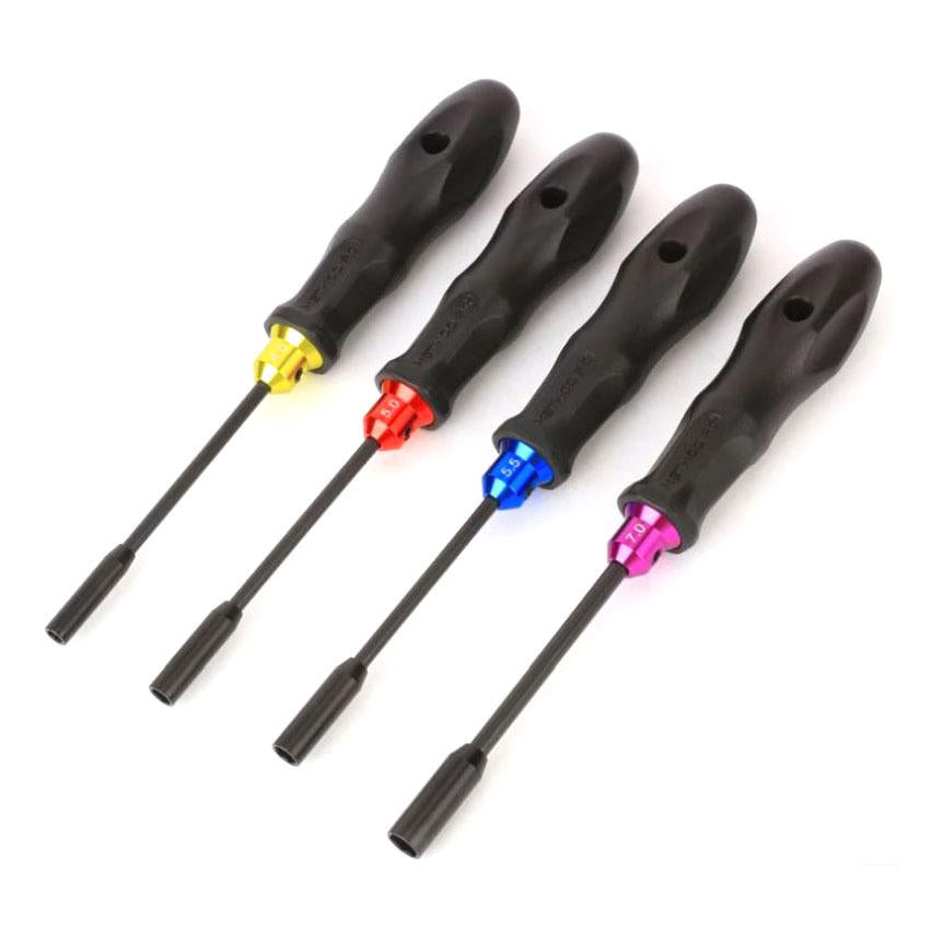 Image of 4 Piece Metric Nut Driver Set (4.0, 5.0, 5.5, 7.0mm)