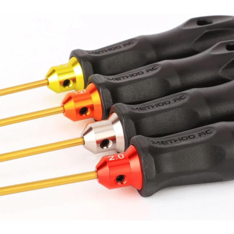 Image of 4 Piece Metric Hex Driver Set (0.9, 1.27/0.05, 1.5, 2.0mm)