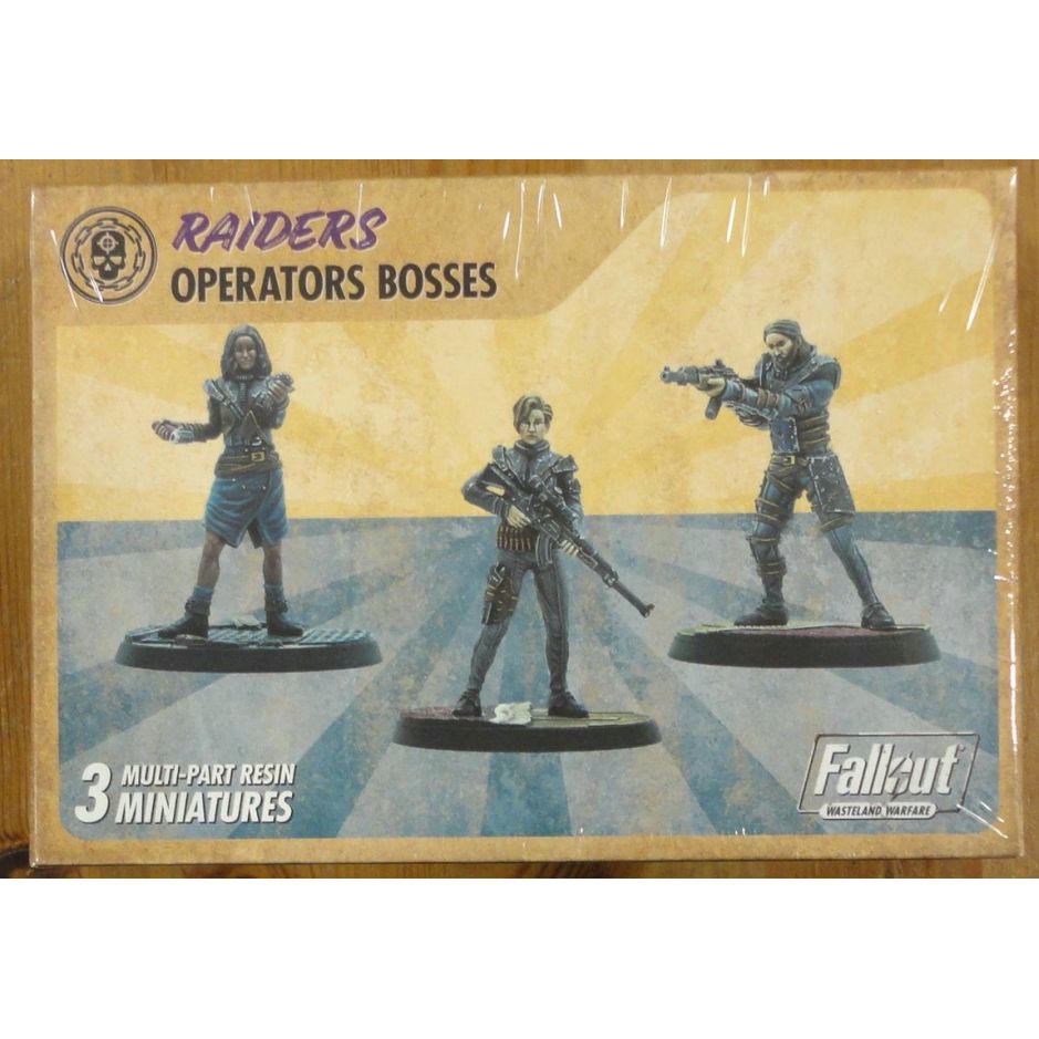 Image of Fallout Wasteland Warfare: Raiders - Operators Bosses Unpainted MUH0190024