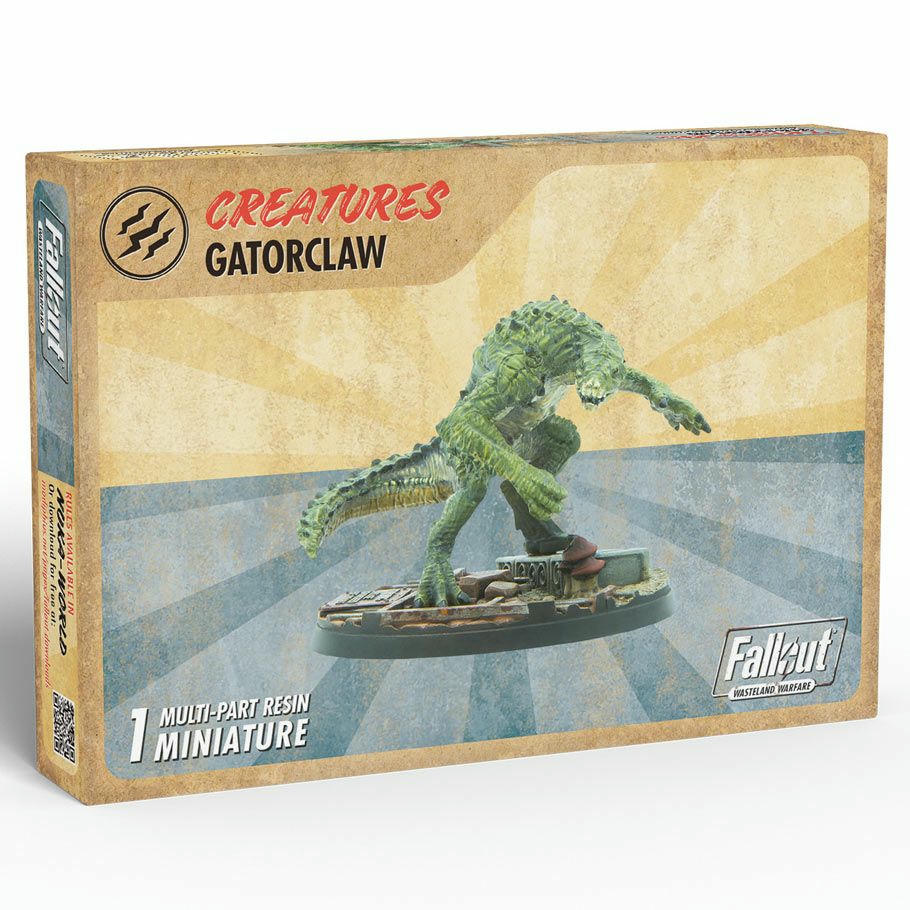 Image of Fallout Wasteland Warfare: Cratures - Gatorclaw Unpainted MUH0190044